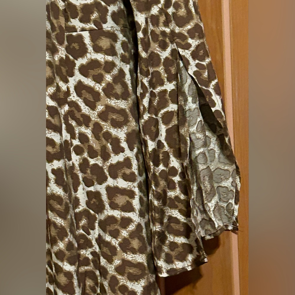 H&M Brown Animal Print Maxi Dress - Picture 8 of 16
